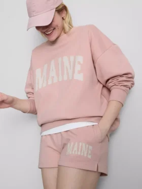 Bluza oversize z Maine z dużą zawartością bawełny