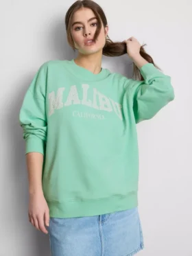 Bluza oversize z Malibu z dużą zawartością bawełny