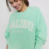 Bluza oversize z Malibu z dużą zawartością bawełny