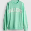 Bluza oversize z Malibu z dużą zawartością bawełny