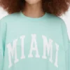 Bluza oversize z napisem „Miami”