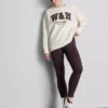 Bluza sportowa typu oversized z dużą zawartością bawełny