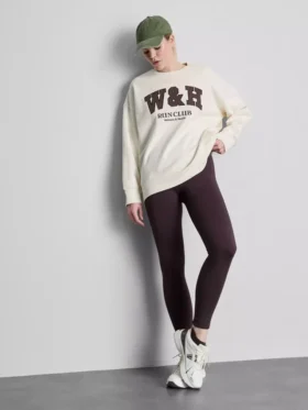 Bluza sportowa typu oversized z dużą zawartością bawełny