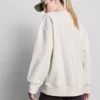Bluza sportowa typu oversized z dużą zawartością bawełny