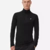 Bluza sportowa z długim rękawem i zamkiem do połowy wysokości