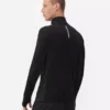 Bluza sportowa z długim rękawem i zamkiem do połowy wysokości