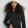 Bluza termiczna z długim rękawem i pluszową podszewką