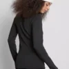 Bluza termiczna z długim rękawem i pluszową podszewką