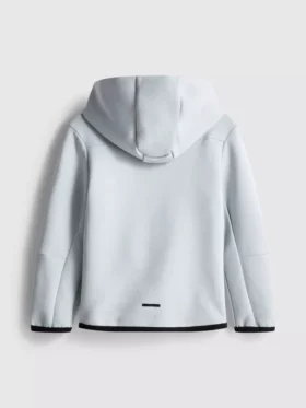 Bluza z kapturem i klejonym zamkiem