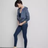 Bluza z kapturem i zamkiem błyskawicznym Essential