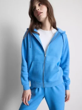 Bluza z kapturem i zamkiem błyskawicznym Essential