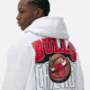 Bluza z kapturem z logo Chicago Bulls z NBA