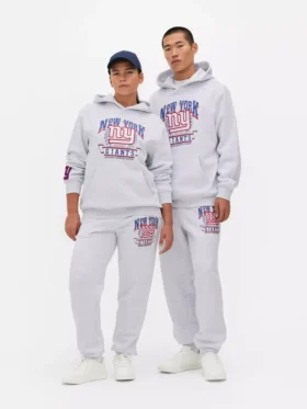 Bluza z kapturem z logo drużyny NFL New York Giants