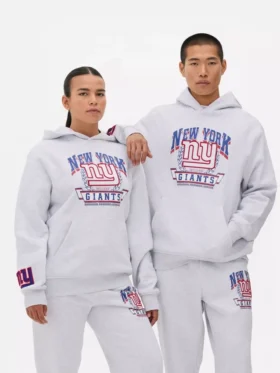 Bluza z kapturem z logo drużyny NFL New York Giants