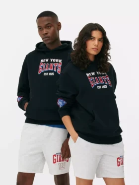 Bluza z kapturem z nadrukiem drużyny NFL New York Giants