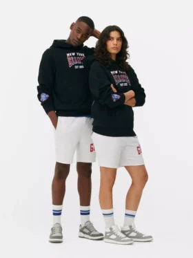 Bluza z kapturem z nadrukiem drużyny NFL New York Giants