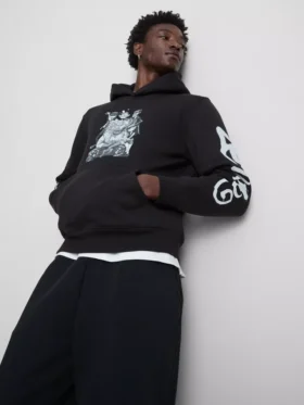 Bluza z kapturem z nadrukiem Gorillaz