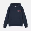 Bluza z kapturem z nadrukiem przedstawiającym chicagowską pizzę deep dish