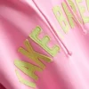 Bluza z kapturem z nadrukiem w stylu uniwersyteckim, z przewagą bawełny