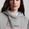 Bluza z kapturem z nadrukiem z mieszanki bawełny