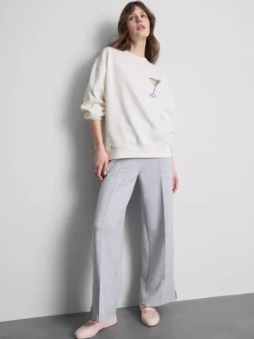 Bluza z nadrukiem „Martini” z dużą zawartością bawełny