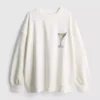 Bluza z nadrukiem „Martini” z dużą zawartością bawełny