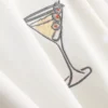 Bluza z nadrukiem „Martini” z dużą zawartością bawełny
