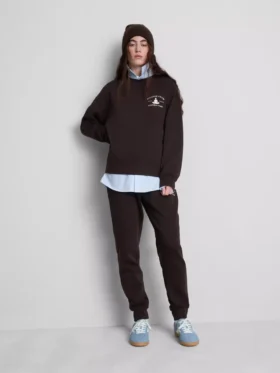 Bluza z nadrukiem z luźnej mieszanki bawełny