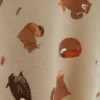 Bluza z okrągłym dekoltem z motywem leśnych zwierząt