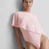 Body z narzutką w stylu peleryny