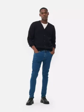 Dżinsy skinny o średniej wysokości talii
