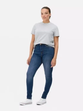 Dżinsy skinny z wysokim stanem