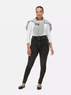Dżinsy skinny z wysokim stanem