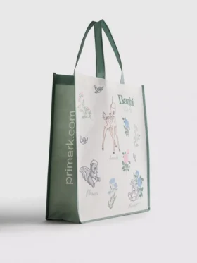 Duża torba na zakupy wielokrotnego użytku z motywem Bambi firmy Disney