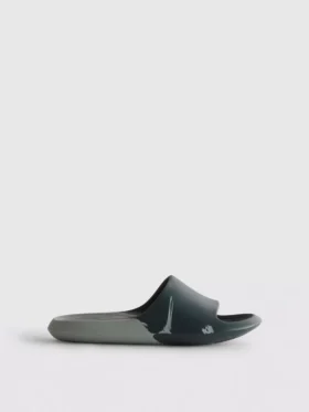 Dwukolorowe sandały typu slider