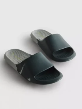 Dwukolorowe sandały typu slider