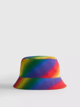 Dwustronna czapka typu bucket z motywem Pride