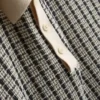 Dzianinowa koszulka polo w kratę