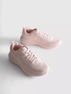 Dzianinowe sznurowane Sneakersy