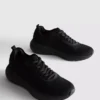 Dzianinowe sznurowane Sneakersy