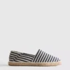 Espadryle wsuwane w paski