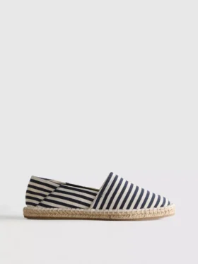 Espadryle wsuwane w paski