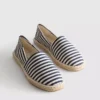 Espadryle wsuwane w paski