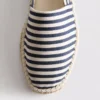 Espadryle wsuwane w paski