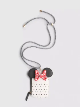 Etui na karty z Disneyowską Myszką Minnie na sznurku