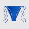Figi bikini wiązane z boku z ozdobnymi szwami