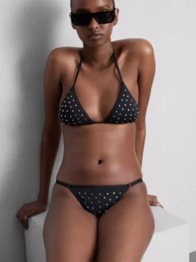 Figi bikini z cyrkoniami
