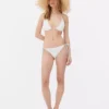 Górka bikini z szydełkowymi detalami z koralików