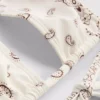 Górka bikini z wiązaniem na szyi w nadruk w stylu bandany