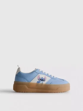 Grube Disneya Sneakersy ze Stitchem i gumową podeszwą